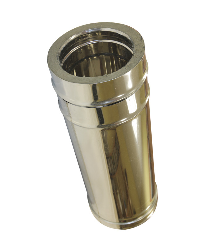 INOX CHIMNEY 0,55-0,95 m ADJUSTABLE DOUBLE LAYER