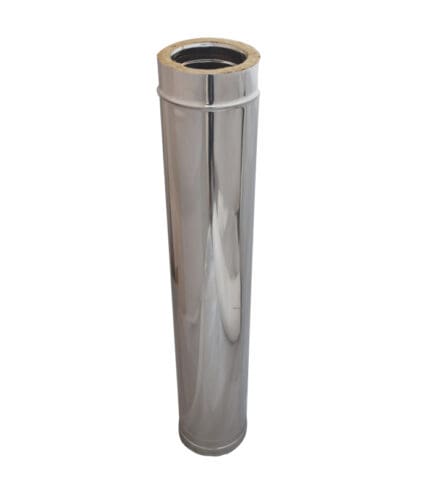 INOX CHIMNEY 1m DOUBLE LAYER